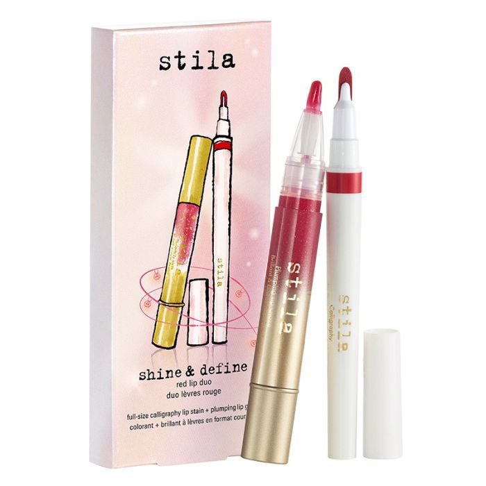 gorgeous Stila Shine & Define Red Lip Duo