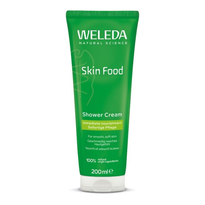 gorgeous Weleda Skin Food Shower Cream Vegan 200ml