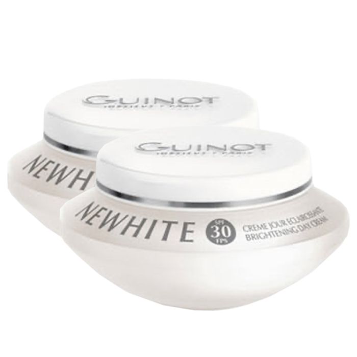 gorgeous Guinot Newhite Brightening Day Cream SPF 30 2x50ml Double