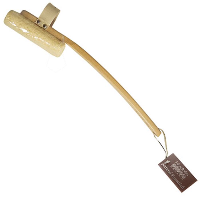 gorgeous Hydréa London Organic Egyptian Loofah Brush with Detachable Handle