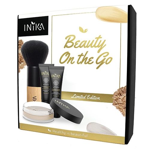 gorgeous Inika Beauty On The Go Kit - Dark - Worth £44