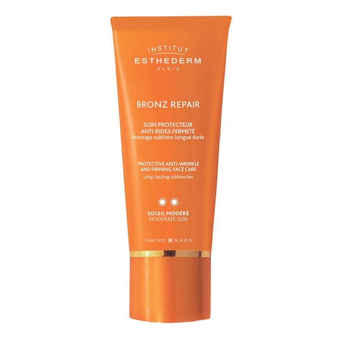 gorgeous Institut Esthederm Bronz Repair Anti-Wrinkle Moderate Sun Face Protection 50ml