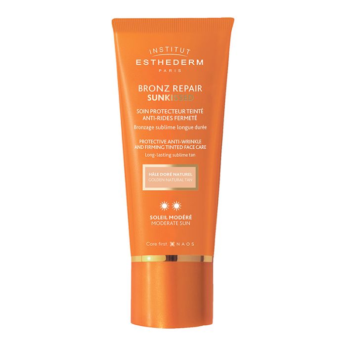 gorgeous Institut Esthederm Bronz Repair Anti-Wrinkle Tinted Sun Face Protection 50ml