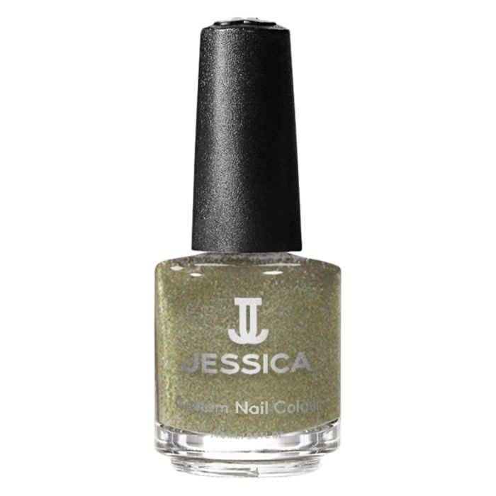 gorgeous Jessica Custom Colour Nail Polish Million Dollar Moments-Glitzy Gold 14.8ml