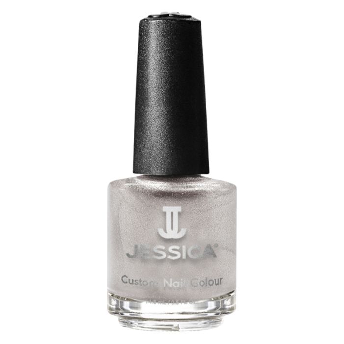gorgeous Jessica Custom Colour Nail Polish Million Dollar Moments-Swanky Silver 14.8ml