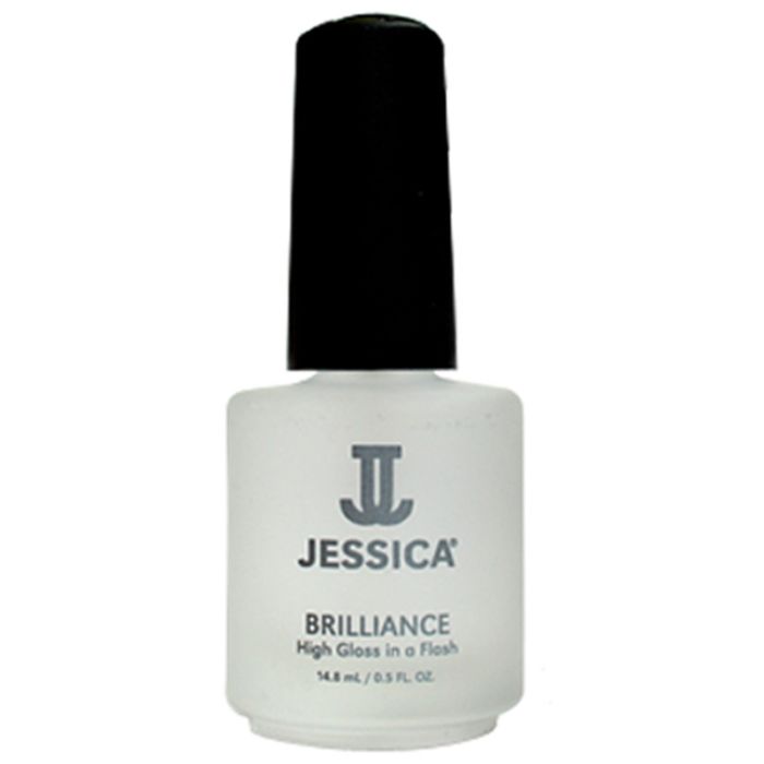 gorgeous Jessica Nails Brilliance Top Coat - High Gloss in a Flash 14.8ml