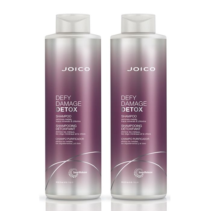 gorgeous Joico Defy Damage Detox Cleansing Crème 1000ml Double