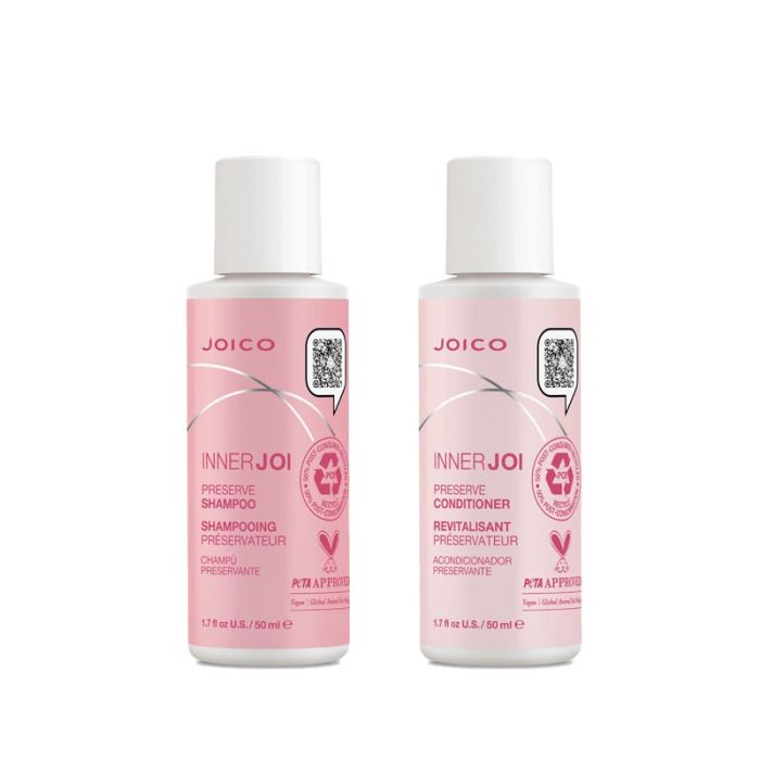 gorgeous Joico InnerJoi Preserve Shampoo 50ml & InnerJoi Preserve Conditioner 50ml Duo