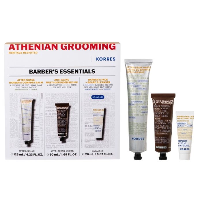 gorgeous Korres Athenian Grooming Barber’s Essentials Set