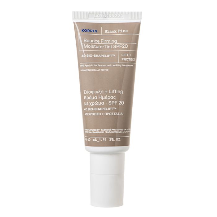 gorgeous Korres Black Pine 4D Bounce Firming Moisture-Tint SPF 20 40ml