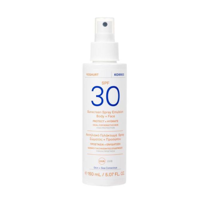 gorgeous Korres Yoghurt Body Sunscreen Spray SPF30 150ml