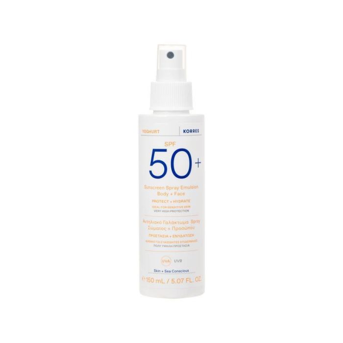 gorgeous Korres Yoghurt Body Sunscreen Spray SPF50 150ml