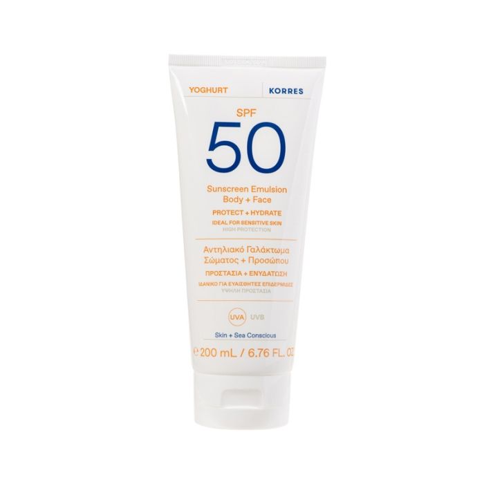 gorgeous Korres Yoghurt Face & Body Sunscreen SPF 50 200ml