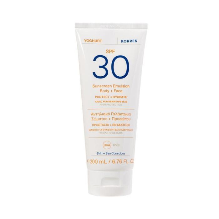 gorgeous Korres Yoghurt Face & Body Sunscreen SPF30 200ml
