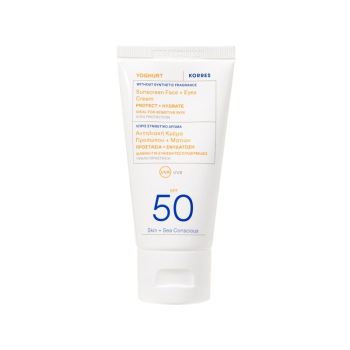 gorgeous Korres Yoghurt Face & Eyes Cream Gel Sunscreen SPF50 50ml