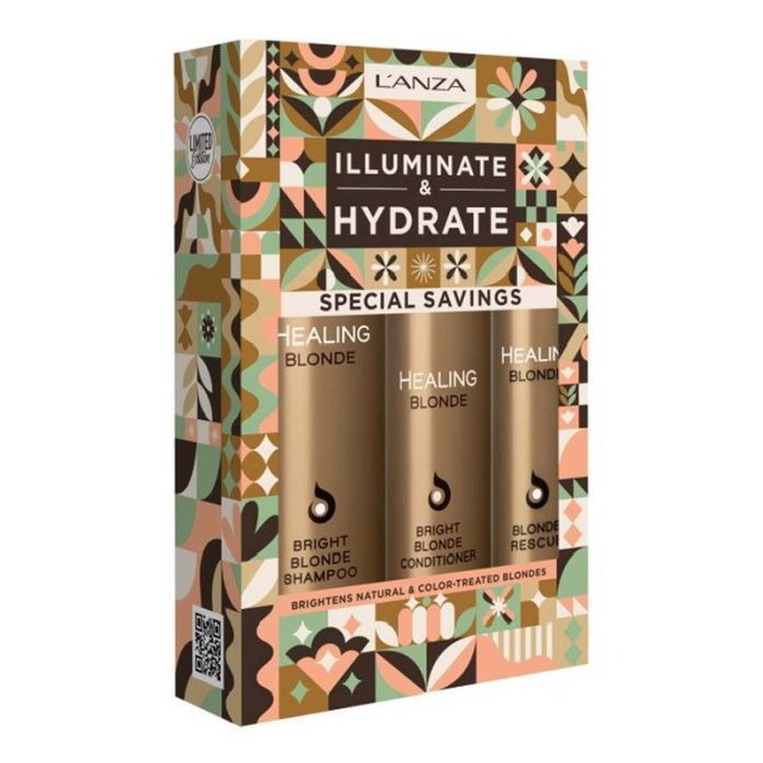 gorgeous L'Anza Illuminate & Hydrate Healing Blonde Set