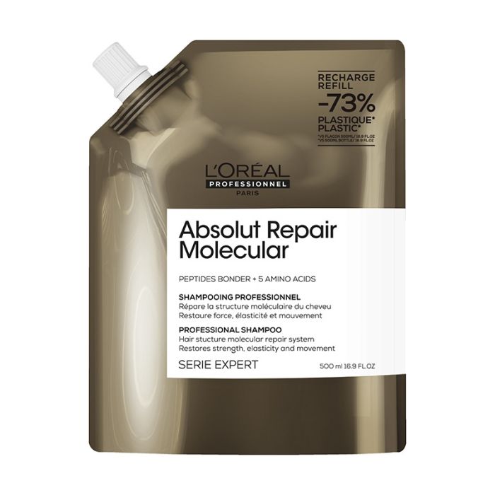 gorgeous L'Oreal Professionnel Absolut Repair Molecular Shampoo Refill Pack 500ml