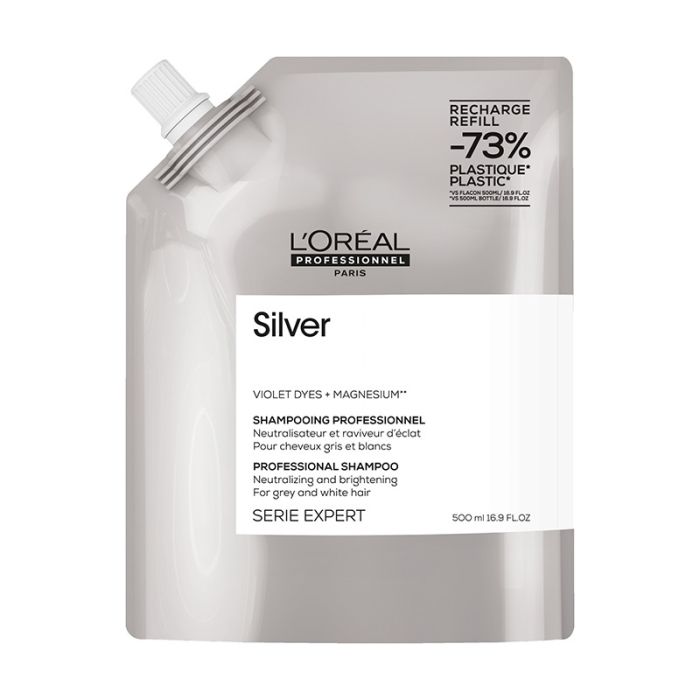gorgeous L’Oréal Professionnel Silver Shampoo Refill Pack 500ml