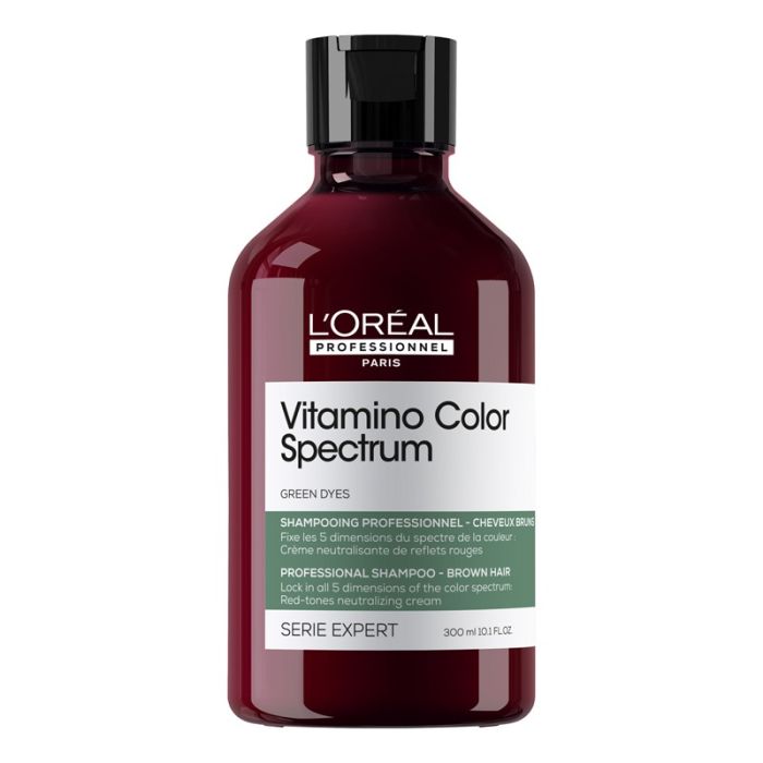 gorgeous L'Oréal Professionnel Vitamino Color Spectrum Green Tinted Shampoo 300ml
