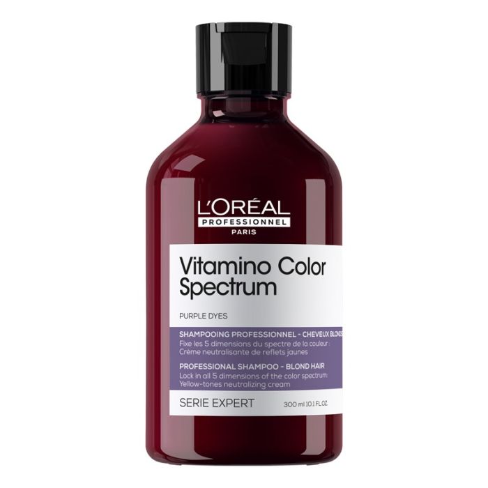 gorgeous L'Oréal Professionnel Vitamino Color Spectrum Purple Tinted Shampoo 300ml