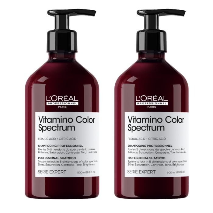 gorgeous L'Oréal Professionnel Vitamino Color Spectrum Shampoo 300ml Double
