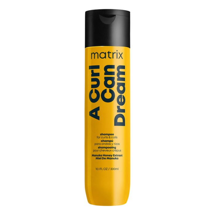 gorgeous Matrix Total Results A Curl Can Dream Manuka Honey Infused Shampoo for Curly and Coily Hair 300ml