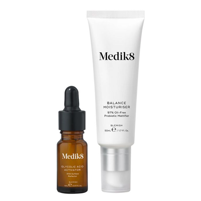 gorgeous Medik8 Balance Moisturiser with Glycolic Acid Activator 50ml
