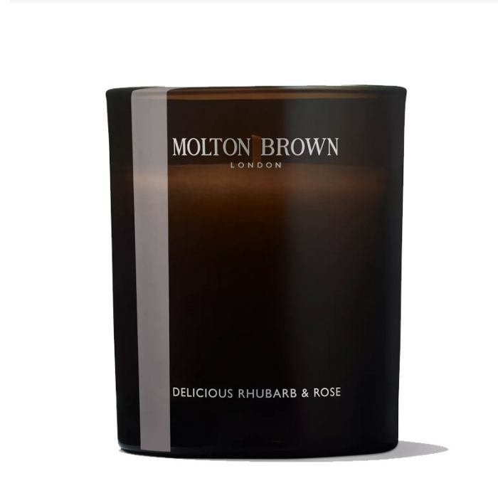 gorgeous Molton Brown Rhubarb & Rose Single Wick Candle