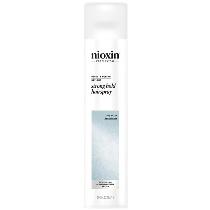 gorgeous Nioxin Density Defend Strong Hold Volume Hairspray for Medium to Coarse Hair 300ml