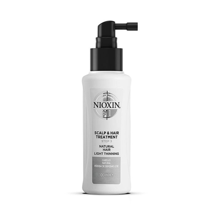 gorgeous Nioxin System 1 Scalp & Hair Treatment for Natural Hair with Light Thinning 100ml