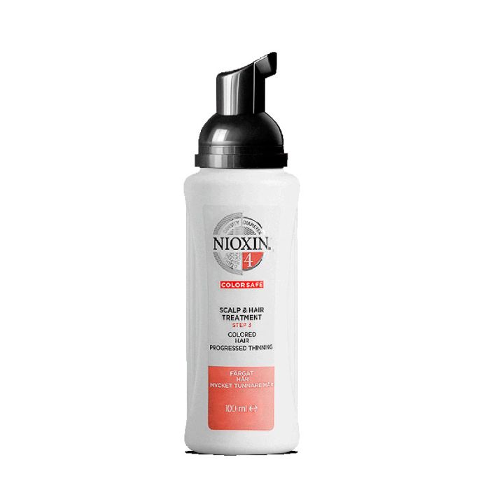 gorgeous Nioxin System 4 Scalp & Hair Treatment for Colored Hair with Progressed Thinning 100ml