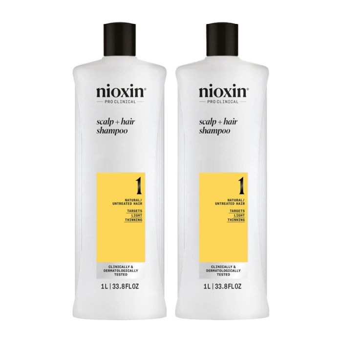 gorgeous Nioxin Systems Shampoo System 1 1000ml Double