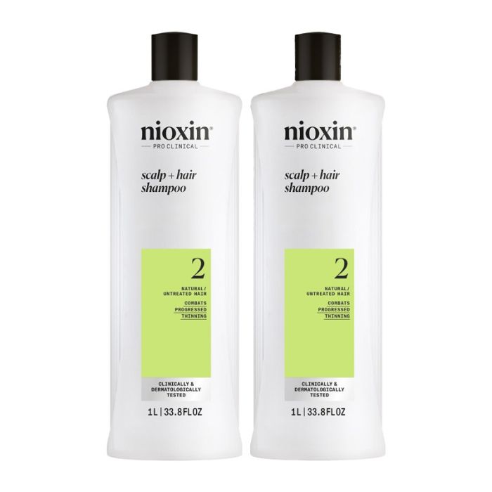gorgeous Nioxin Systems Shampoo System 2 1000ml Double