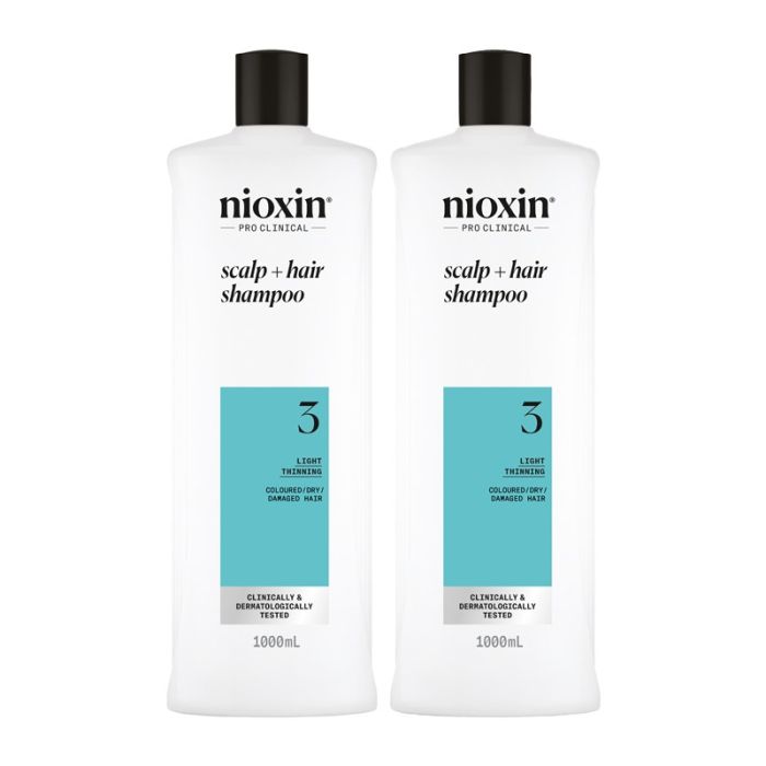 gorgeous Nioxin Systems Shampoo System 3 1000ml Double