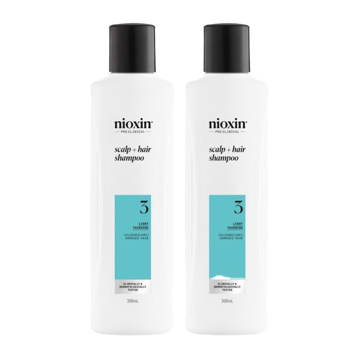 gorgeous Nioxin Systems Shampoo System 3 300ml Double