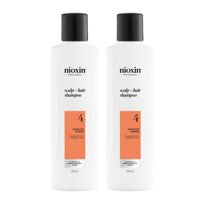 gorgeous Nioxin Systems Shampoo System 4 300ml Double