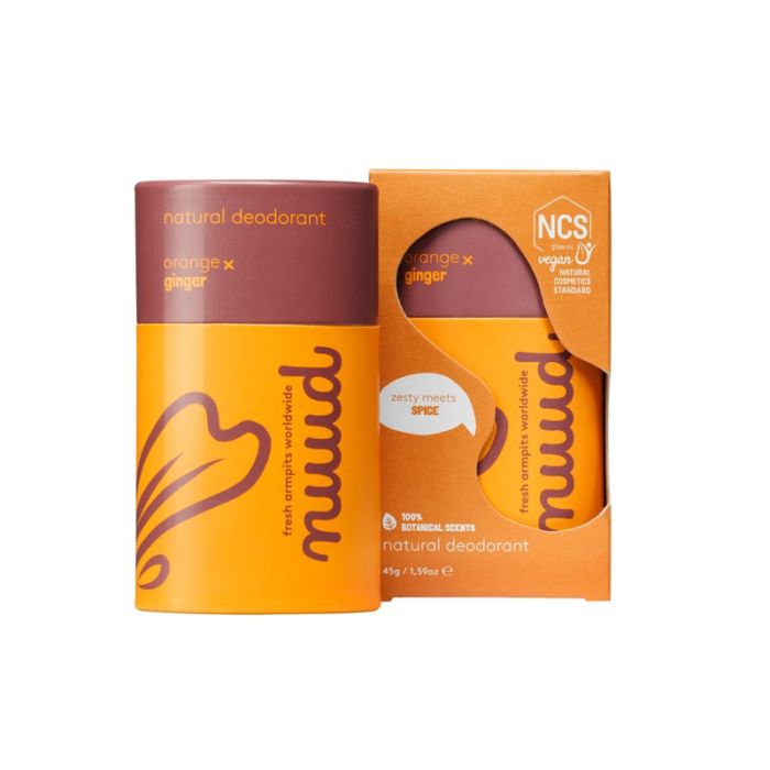 gorgeous Nuud Natural Orange x Ginger Deodorant Stick 45gr