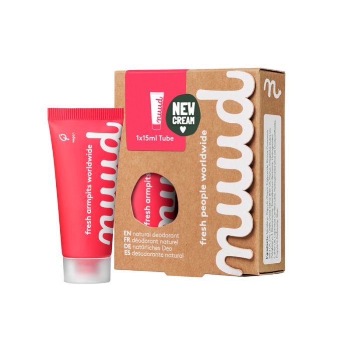 gorgeous Nuud Natural Vegan Deodorant Starter Red | new cream 15ml