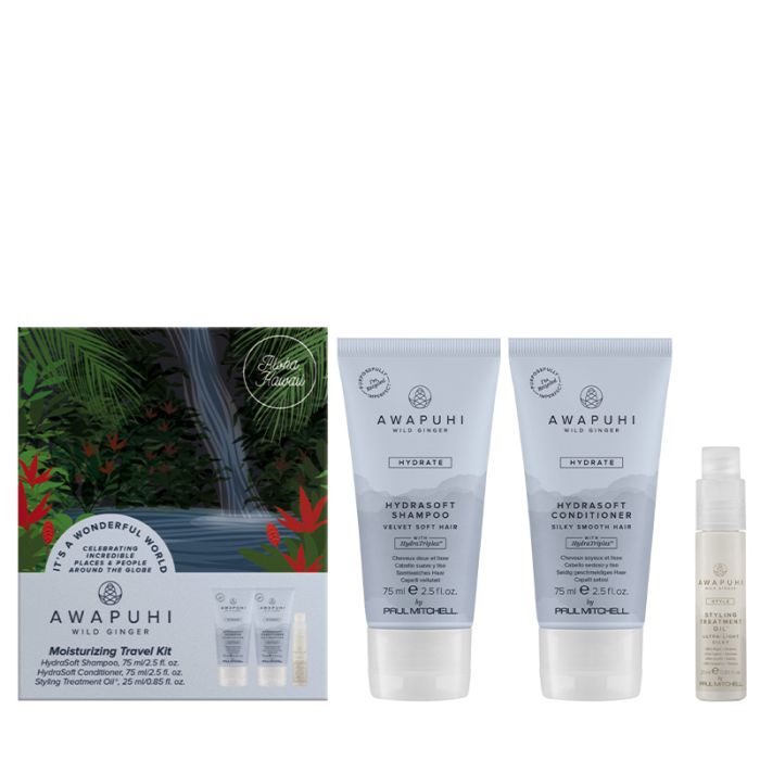 gorgeous Paul Mitchell Awapuhi Wild Ginger Moisturizing Travel Kit