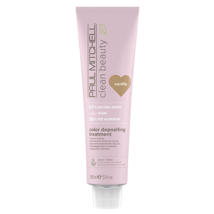 gorgeous Paul Mitchell Clean Beauty Color Depositing Treatment 150ml-Vanilla