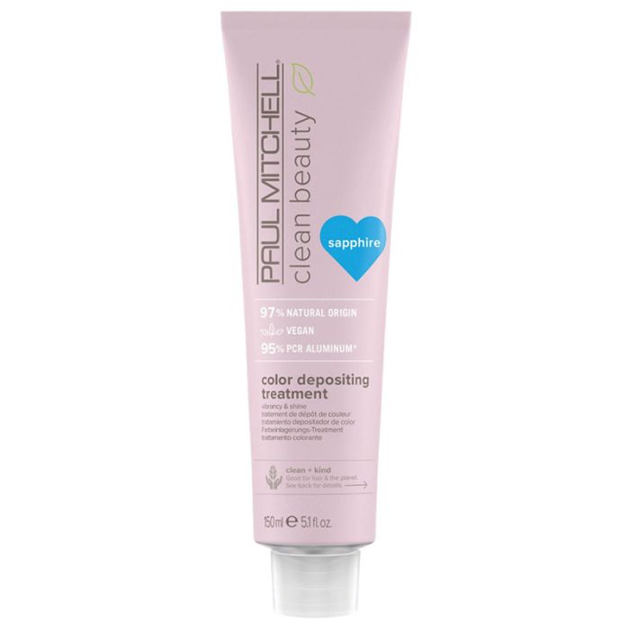 gorgeous Paul Mitchell Clean Beauty Color Depositing Treatment 150ml-Sapphire