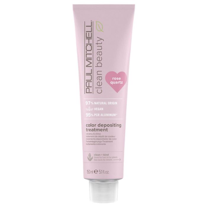 gorgeous Paul Mitchell Clean Beauty Color Depositing Treatment 150ml-Rose Quartz