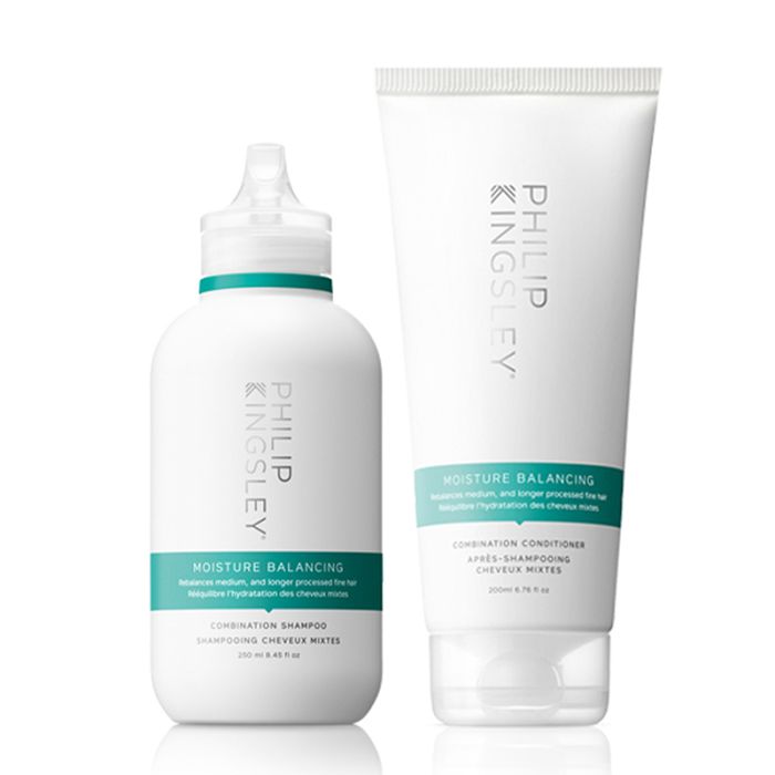gorgeous Philip Kingsley Moisture Balancing Shampoo 250ml & Conditioner 200ml Duo