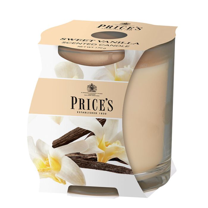 gorgeous Price's Candles Cluster Jar Candle - Sweet Vanilla