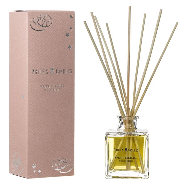 gorgeous Price's Candles Luxury Reed Diffuser - Spiced Cookies