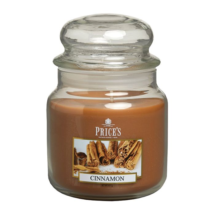 gorgeous Price's Candles Medium Jar Candle - Cinnamon