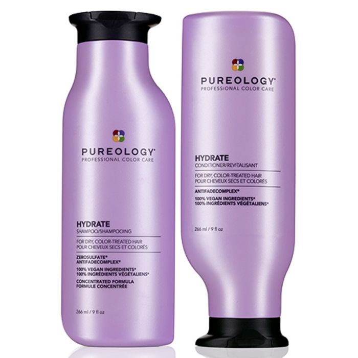 gorgeous Pureology Hydrate Shampoo 266ml & Conditioner 266ml Duo