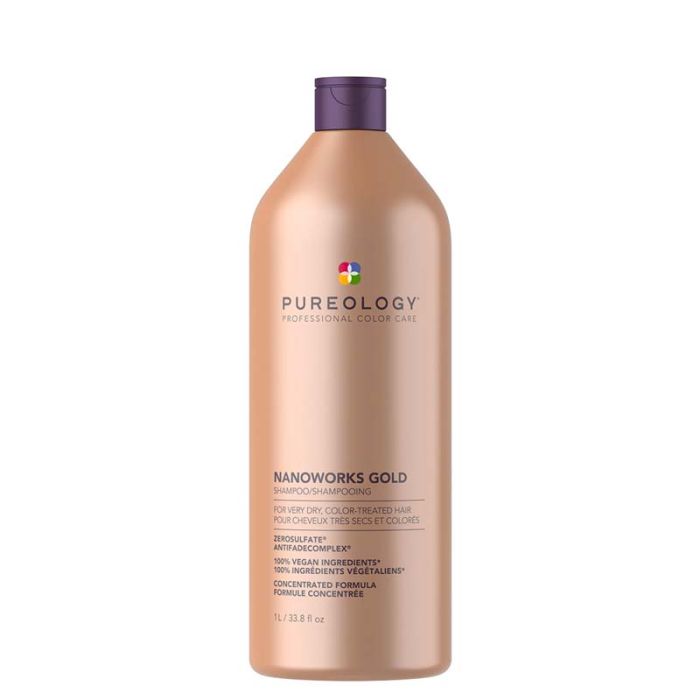 gorgeous Pureology Nanoworks Gold Shampoo Supersize 1000ml Worth £79