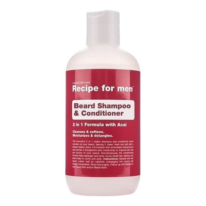 gorgeous Recipe for Men Beard Shampoo & Conditioner 250ml