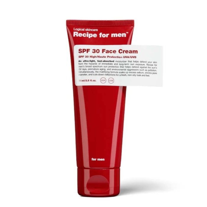 gorgeous Recipe for Men SPF 30 Facial Moisturiser 75ml